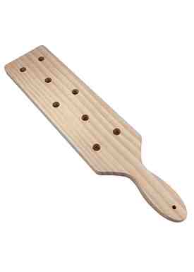 Greek Wooden Paddle with Airflow Holes